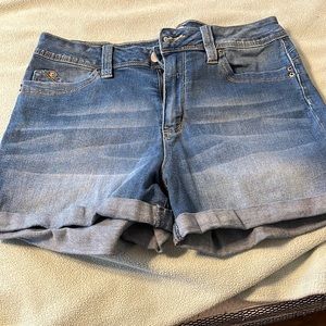 Denim shorts